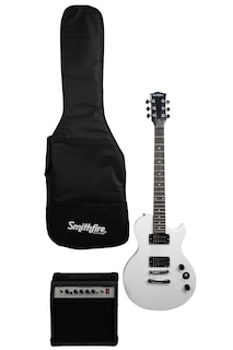 Foto 4 | Guitarra Eléctrica Les Paul Smithfire Con Amplificador Lp-215 Pack White