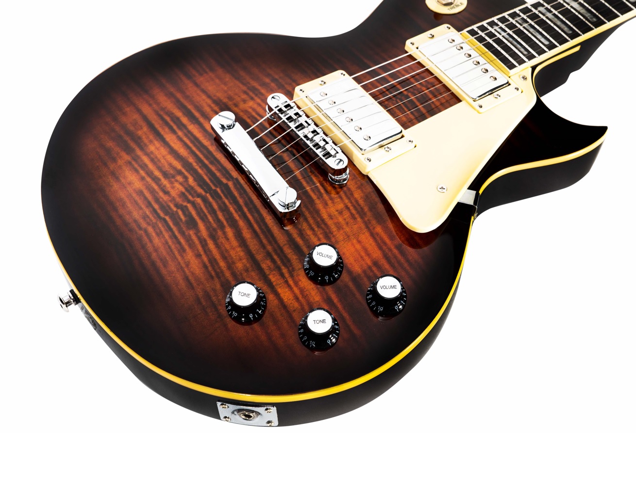 Foto 7 pulgar | Guitarra Eléctrica 6 Cuerdas Mars Les Paul Traditional Violin Sunburst