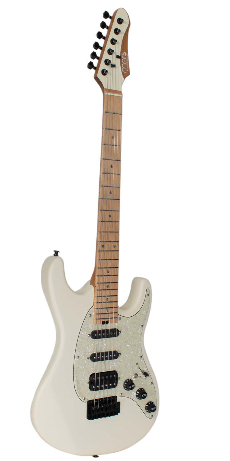 Foto 4 pulgar | Guitarra Eléctrica 6 Cuerdas Mars Strat Classic White