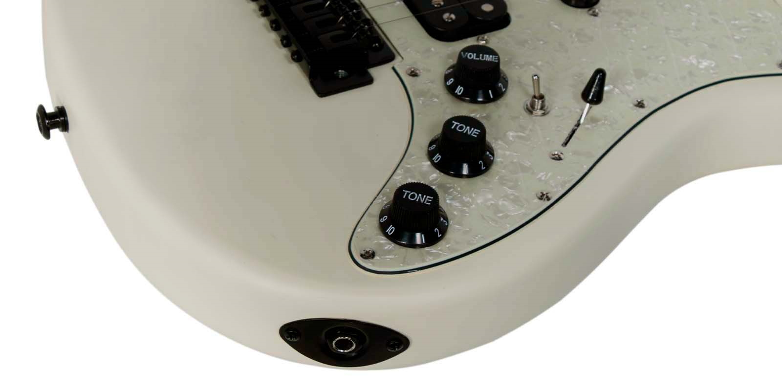 Foto 6 | Guitarra Eléctrica 6 Cuerdas Mars Strat Classic White