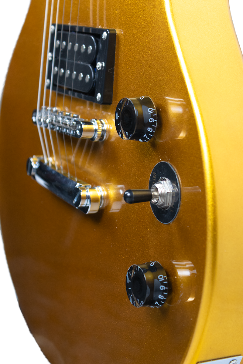 Foto 4 pulgar | Guitarra Eléctrica Les Paul Smithfire Con Amplificador Lp-215 Pack Dorado