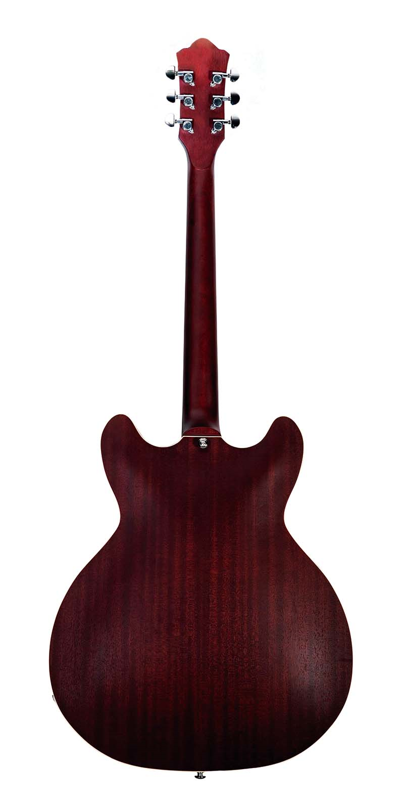 Foto 6 pulgar | Guitarra Eléctrica 6 Cuerdas Mars Hollowbody 335 P90 Satin Rojo