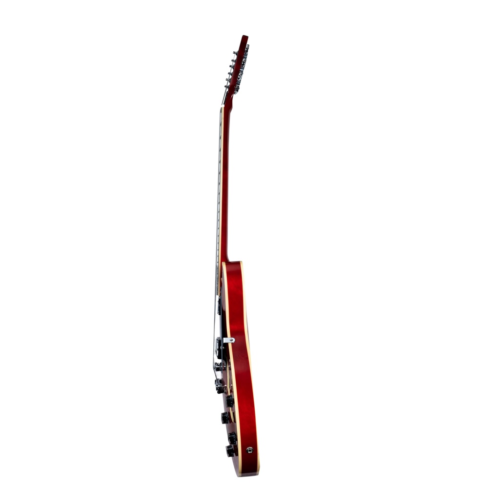Foto 5 pulgar | Guitarra Eléctrica 6 Cuerdas Mars Hollowbody 335 Rojo