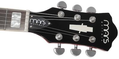 Foto 8 | Guitarra Eléctrica 6 Cuerdas Mars Archtop P90 Rojo
