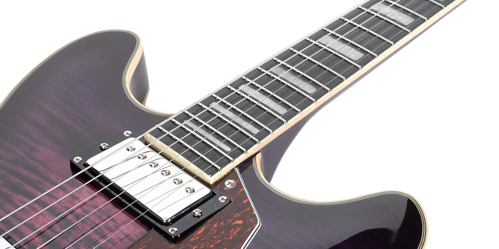 Foto 6 | Guitarra Eléctrica 6 Cuerdas Mars Hollowbody 335 Classic Violin Sunburst