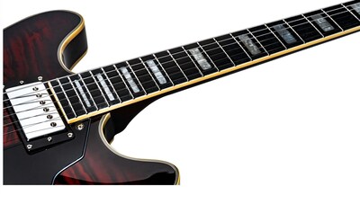 Foto 4 | Guitarra Eléctrica 6 Cuerdas Mars Hollowbody 335 Custom Red