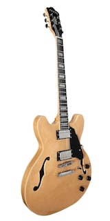 Foto 3 | Guitarra Eléctrica 6 Cuerdas Mars Modelo Hollowbody 335 Natural