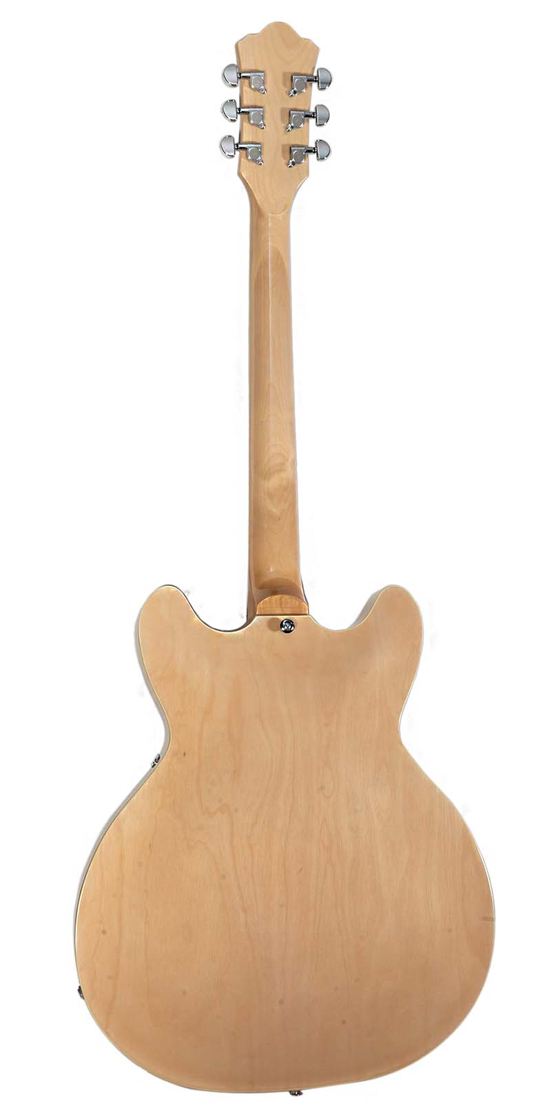 Foto 6 pulgar | Guitarra Eléctrica 6 Cuerdas Mars Modelo Hollowbody 335 Natural