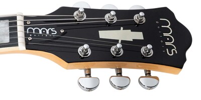 Foto 8 | Guitarra Eléctrica 6 Cuerdas Mars Modelo Hollowbody 335 Natural