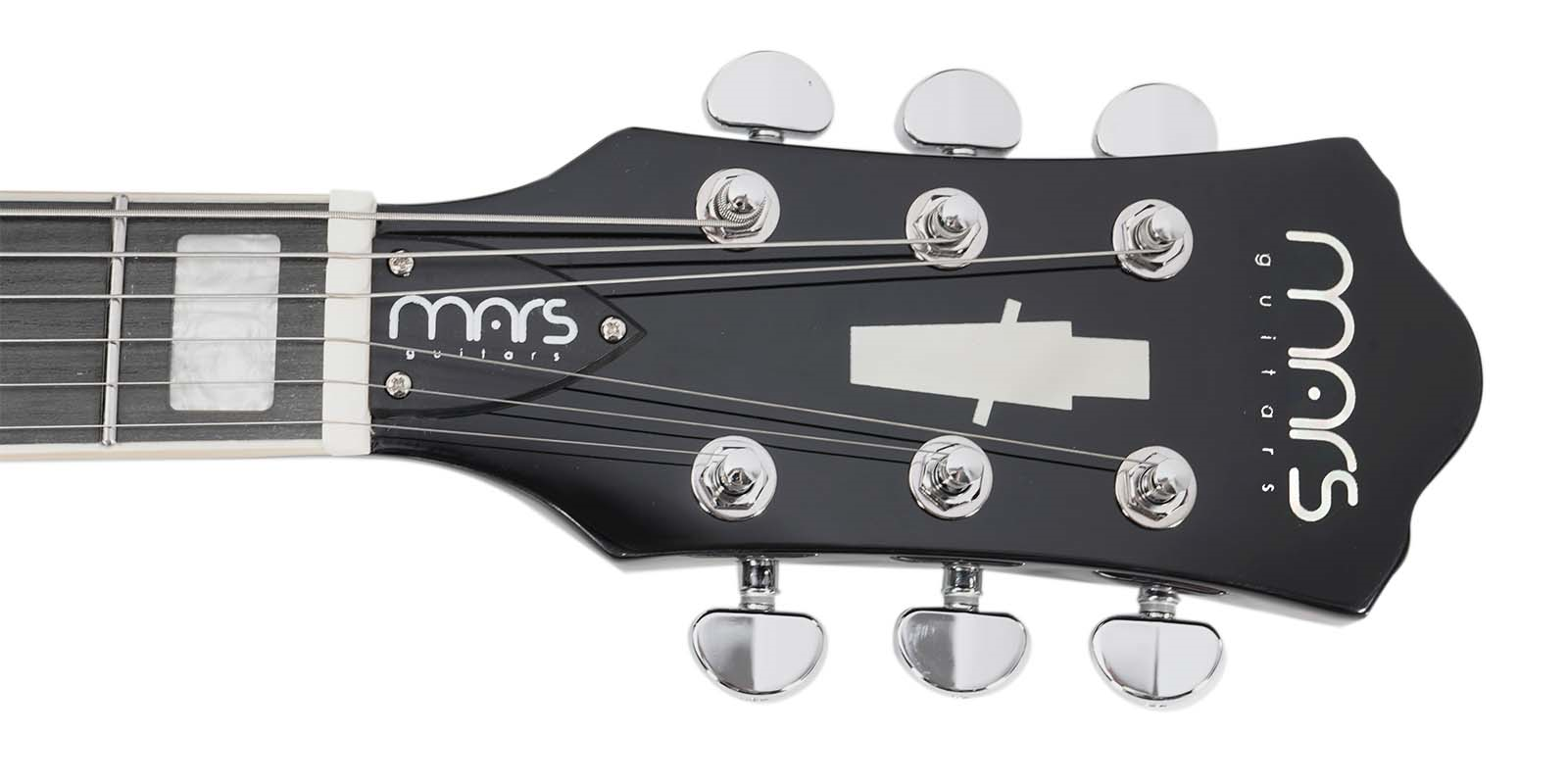 Foto 8 | Guitarra Eléctrica 6 Cuerdas Mars Hollowbody 335 Classic Black