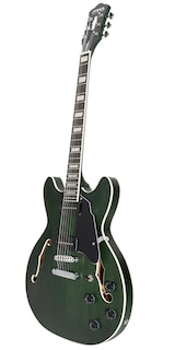 Foto 2 | Guitarra Eléctrica Mars 6 Cuerdas Hollowbody 335 P90 Satin Green