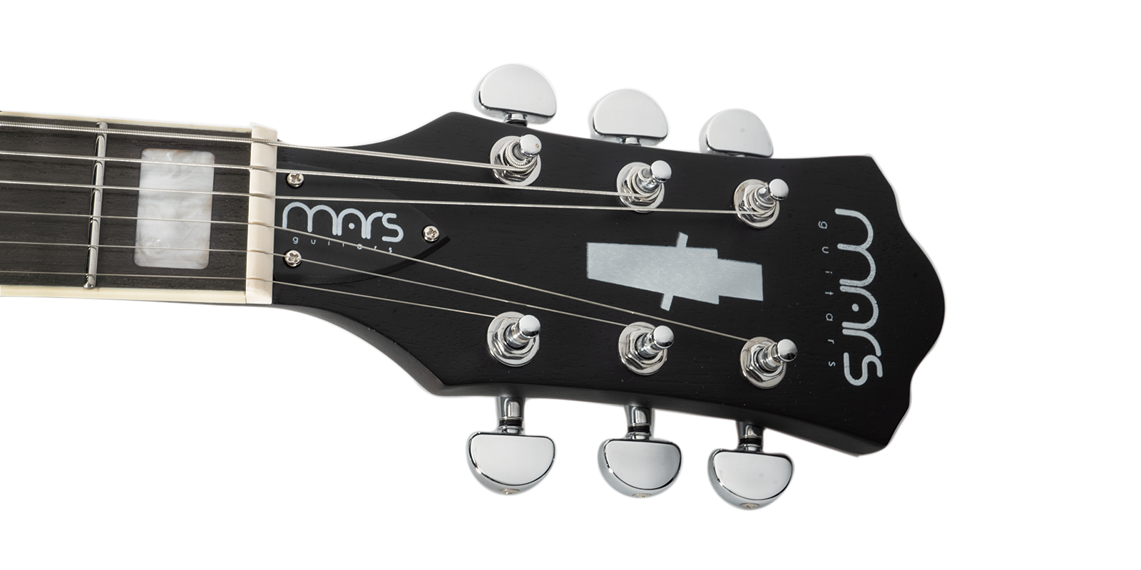 Foto 9 pulgar | Guitarra Eléctrica 6 Cuerdas Mars Hollowbody 335 Satin Grey