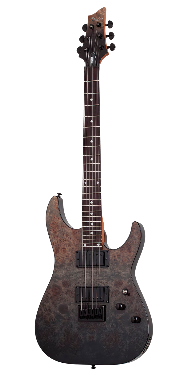Foto 2 pulgar | Guitarra Eléctrica Schecter 6 Cuerdas C-1 Standard Black Fade Burst Burl