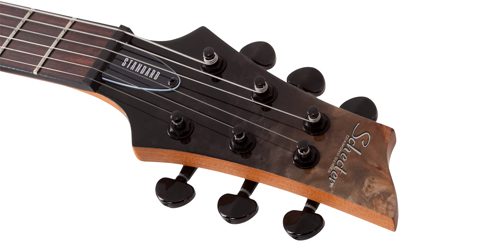 Foto 4 pulgar | Guitarra Eléctrica Schecter 6 Cuerdas C-1 Standard Black Fade Burst Burl