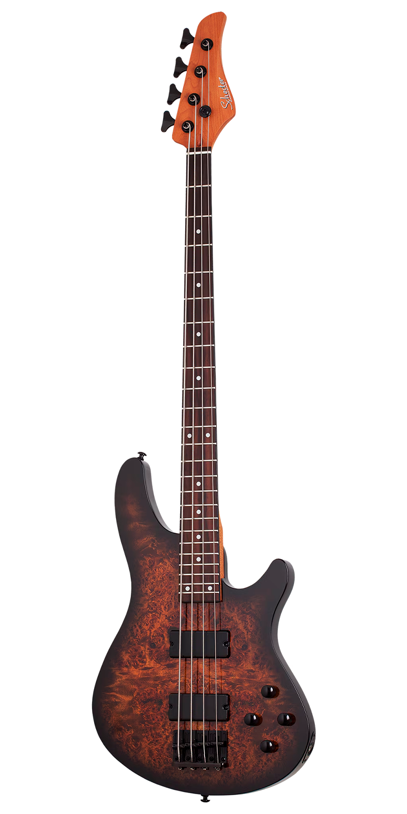 Foto 2 pulgar | Guitarra Eléctrica Schecter C-4 Standard 4 Cuerdas Tobacco Burl