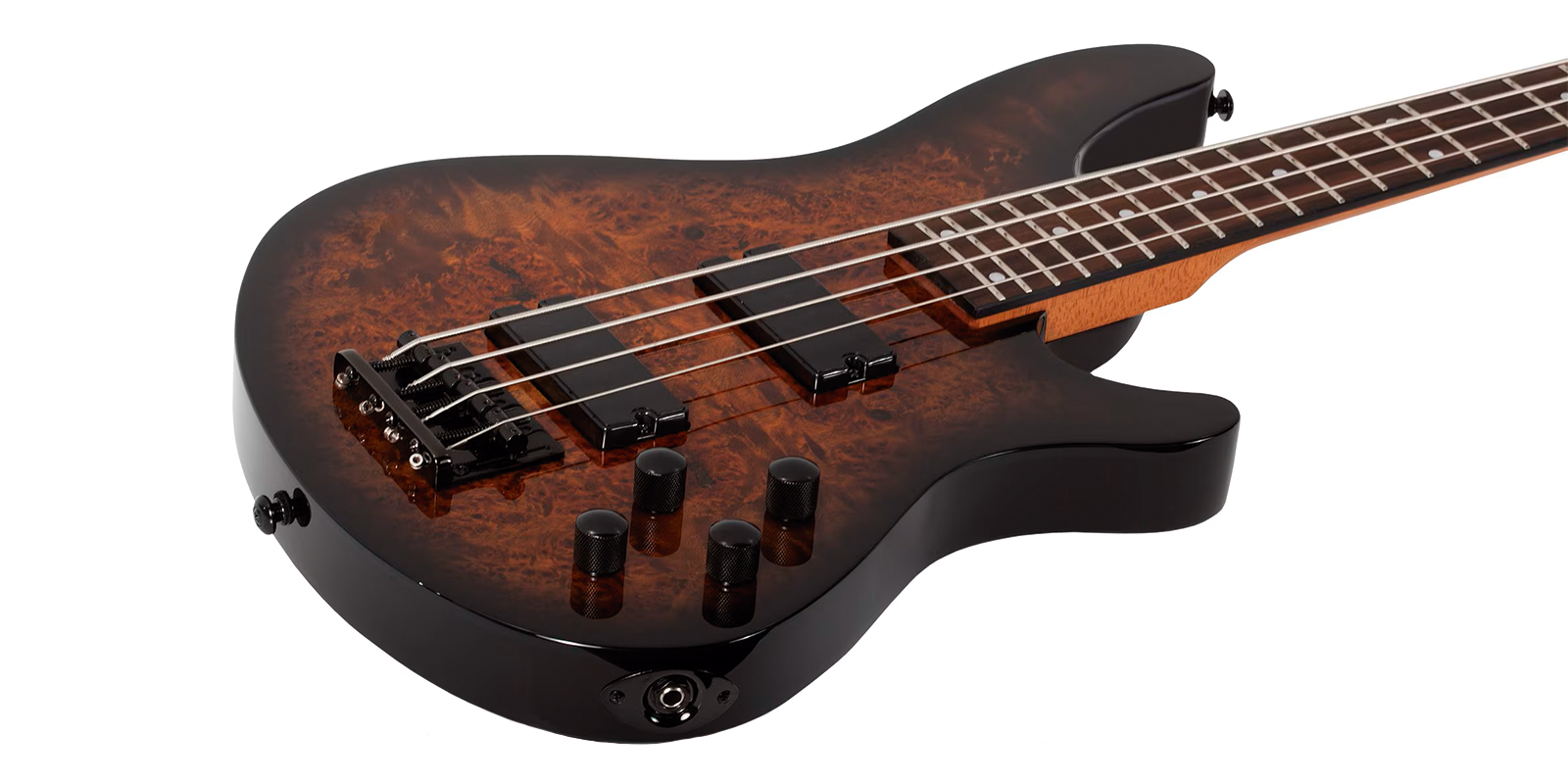 Foto 4 pulgar | Guitarra Eléctrica Schecter C-4 Standard 4 Cuerdas Tobacco Burl