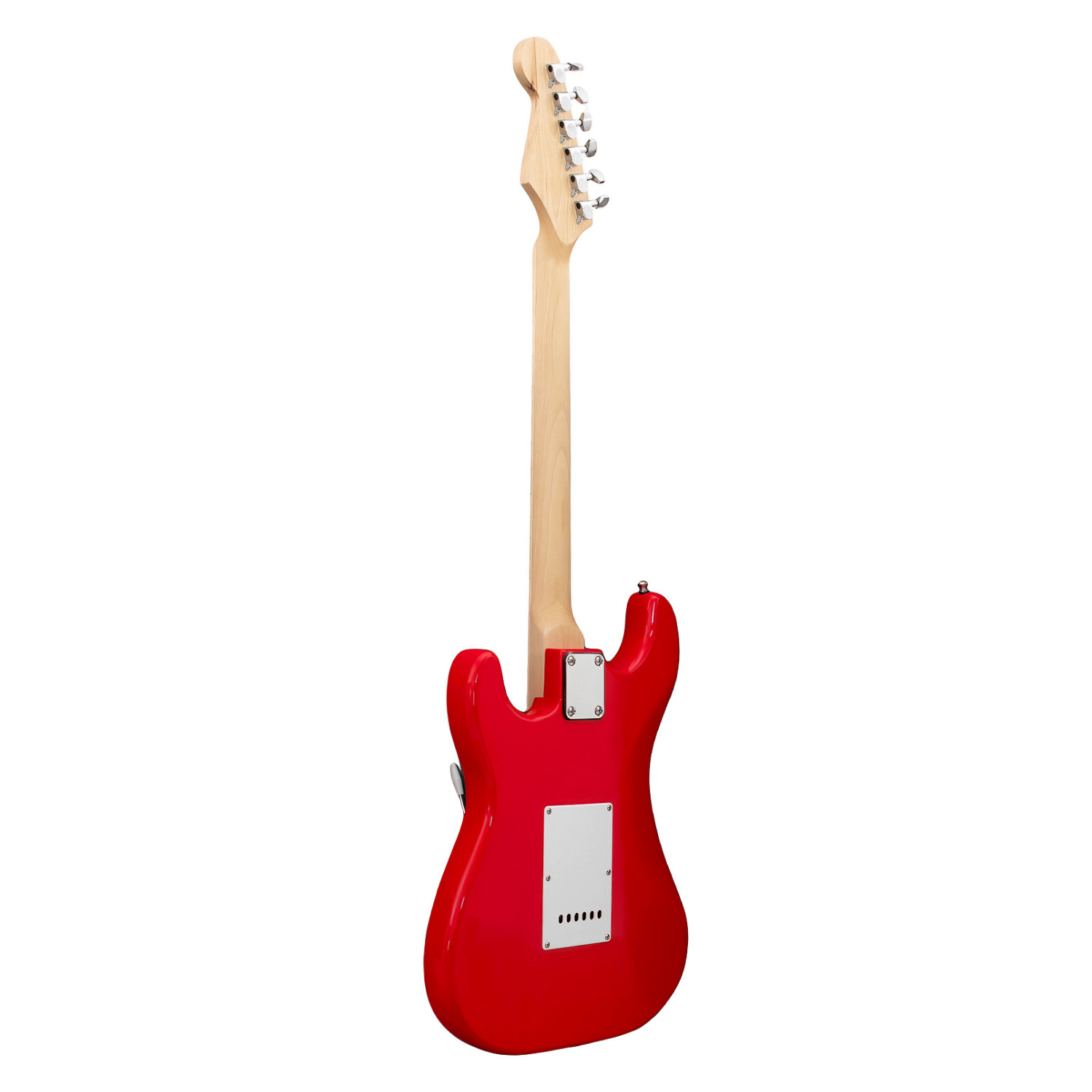 Foto 3 pulgar | Guitarra Eléctrica Audiotek Roja + Amplificador 9V 5A