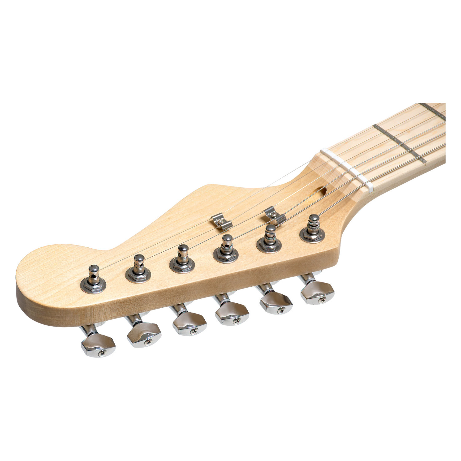 Foto 7 pulgar | Guitarra Eléctrica Audiotek Roja + Amplificador 9V 5A