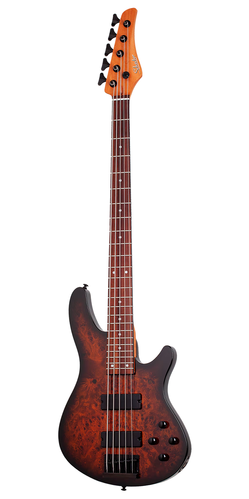 Foto 2 pulgar | Guitarra Eléctrica Schecter 5 Cuerdas C-5 Standard Tobacco Burl