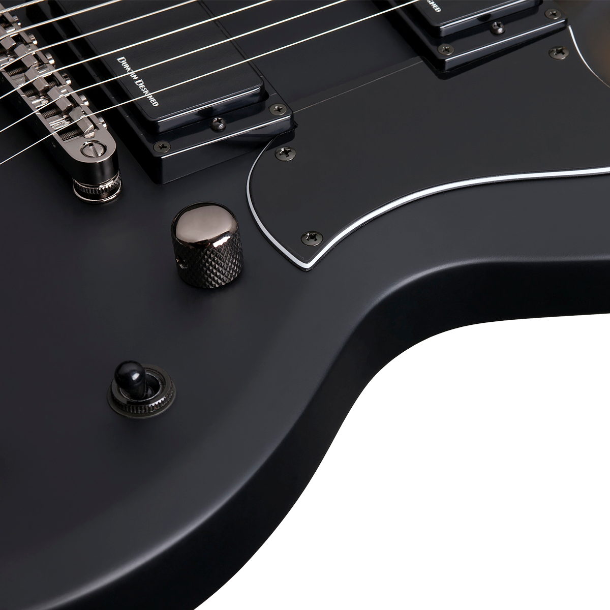 Foto 3 pulgar | Guitarra Eléctrica 6 Cuerdas Schecter Demon S-ii Negro Satin