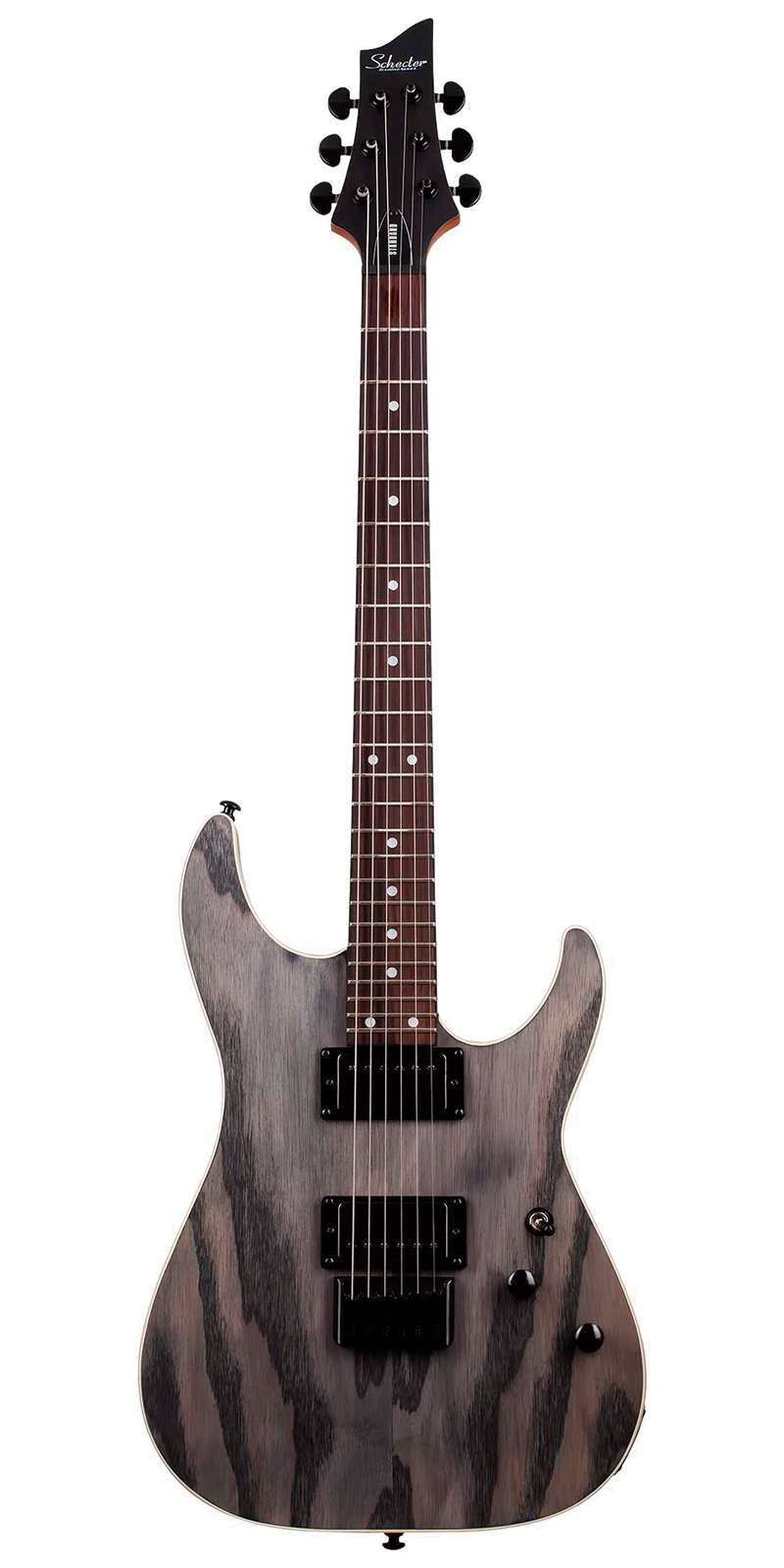 Guitarra Eléctrica Schecter 6 Cuerdas C-1 Standard Charcoal Satin