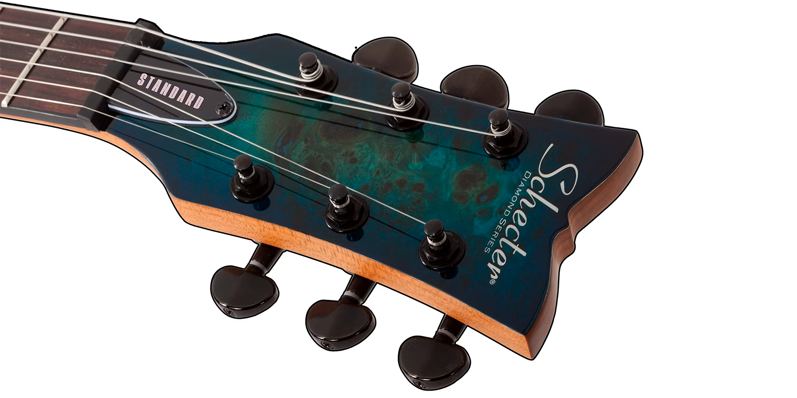 Foto 5 | Guitarra Eléctrica 6 Cuerdas Schecter Solo Ii Standard Ocean Blue Burst