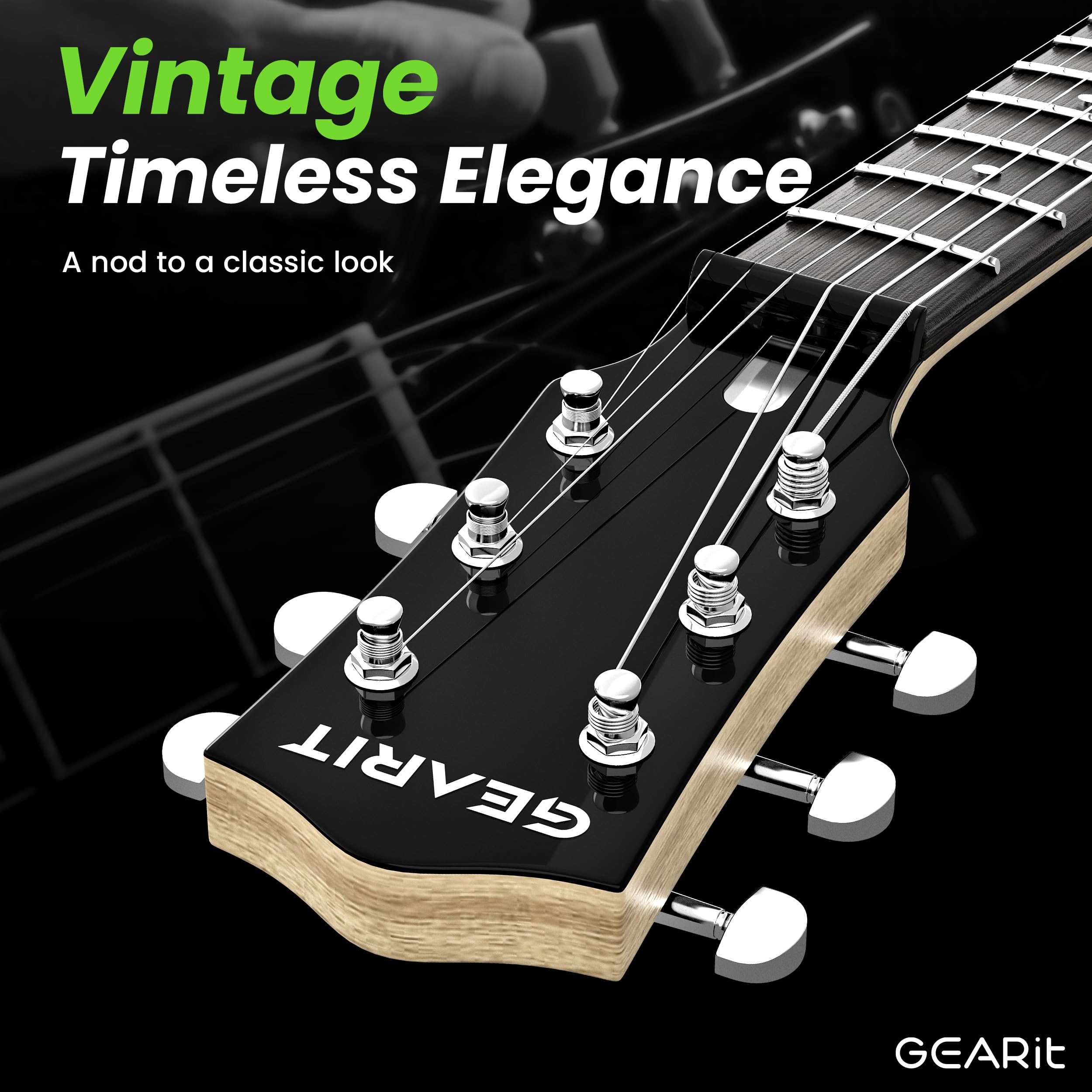 Foto 5 | Guitarra Eléctrica Gearit Gi-155 Valley Series 39 Con Amplificador - Venta Internacional.