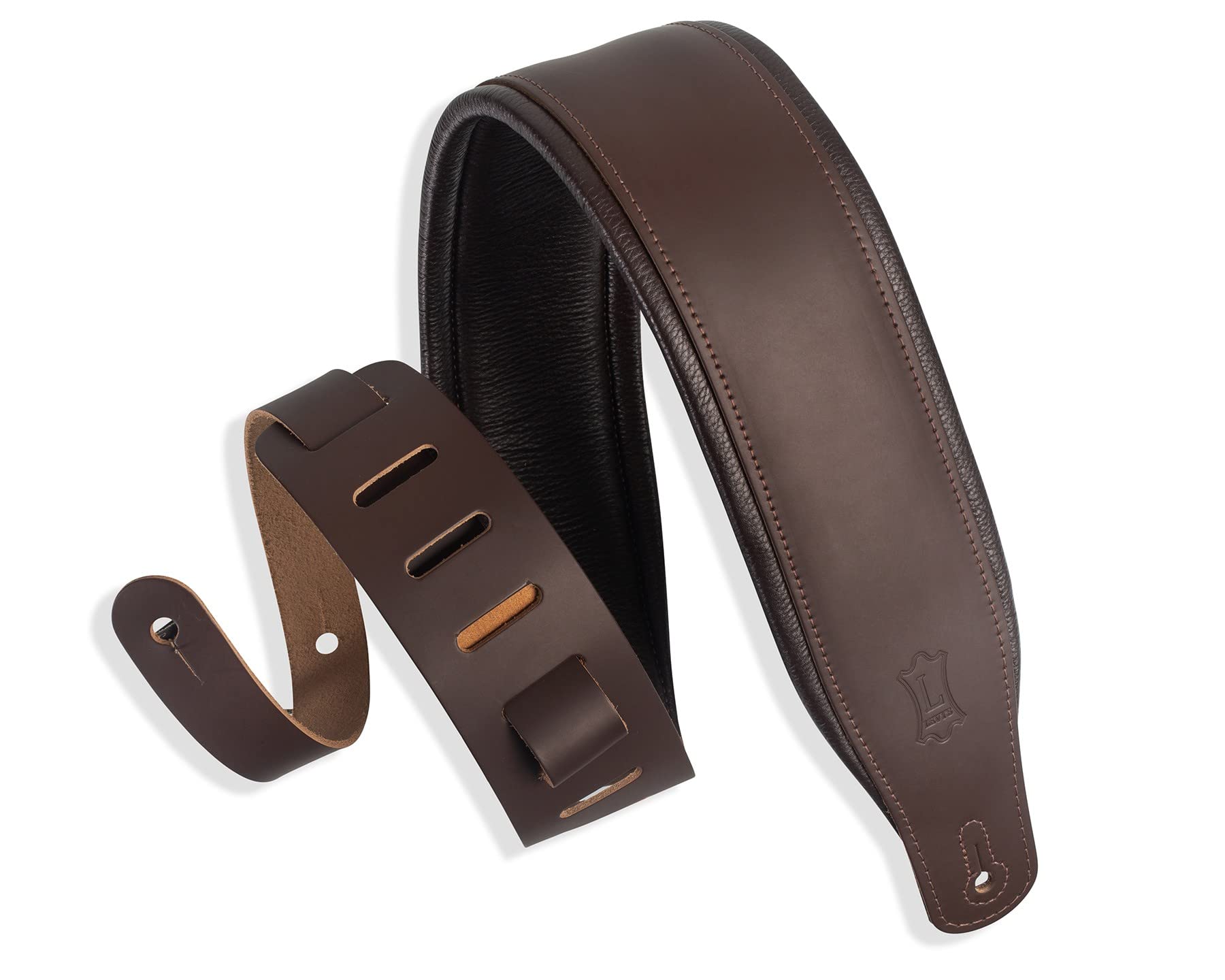 Foto 1 | Correa Para Guitarra Levy's Leathers Amped Leather Series, Color Marrón Oscuro - Venta Internacional.
