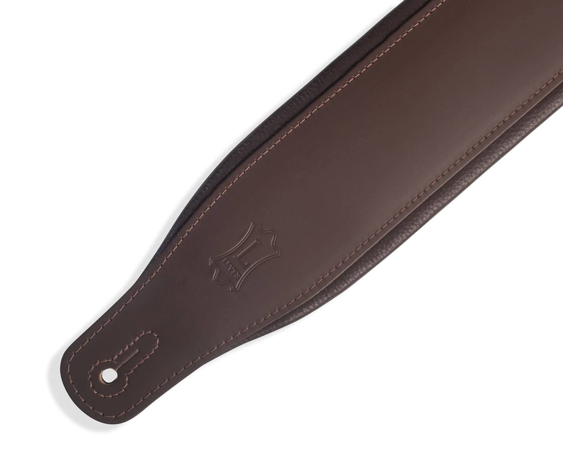 Foto 4 pulgar | Correa Para Guitarra Levy's Leathers Amped Leather Series, Color Marrón Oscuro - Venta Internacional.