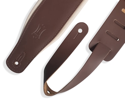 Foto 2 | Correa Para Guitarra Levy's Leathers Amped Leather Series, Color Marrón Y Crema - Venta Internacional.