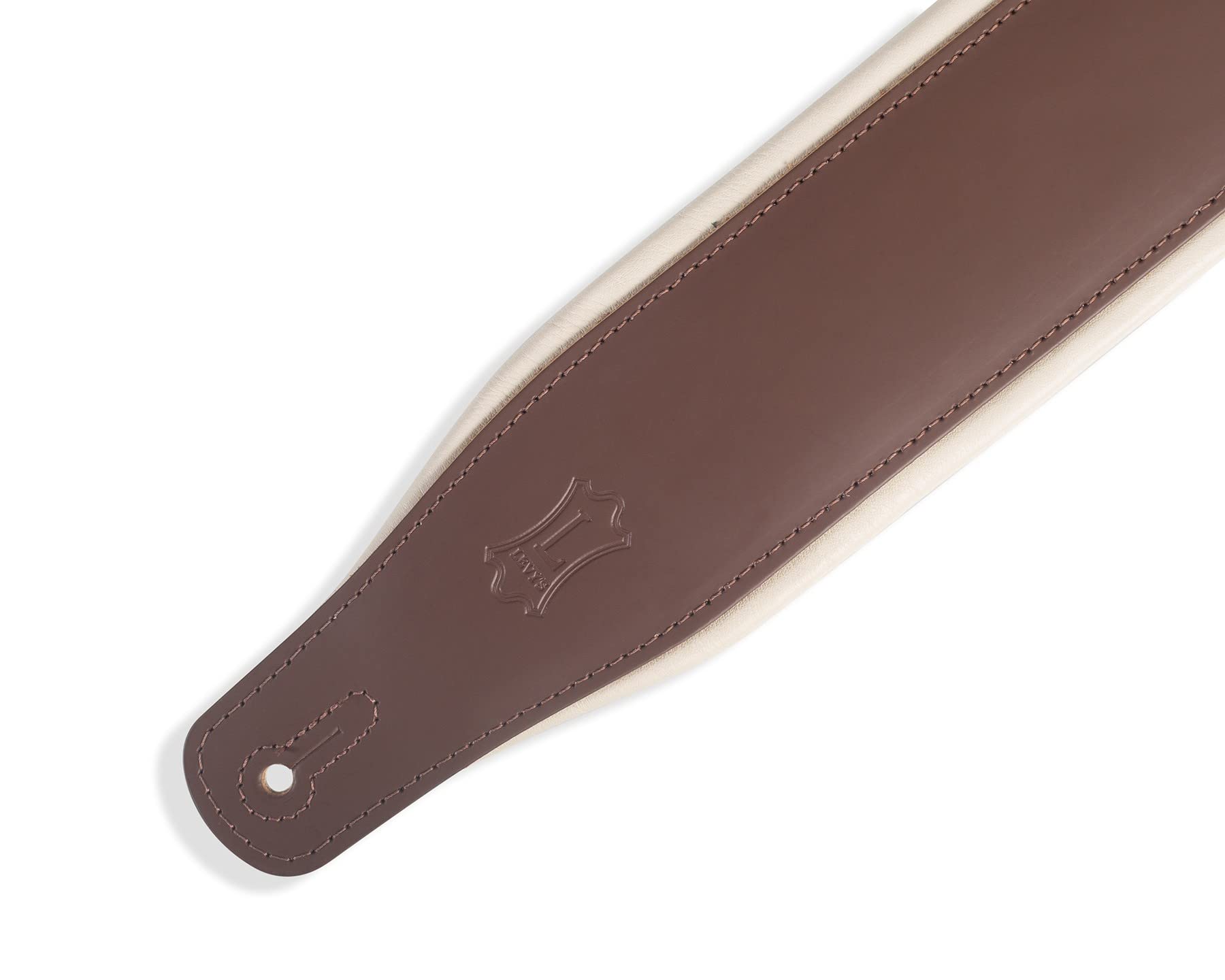 Foto 3 | Correa Para Guitarra Levy's Leathers Amped Leather Series, Color Marrón Y Crema - Venta Internacional.
