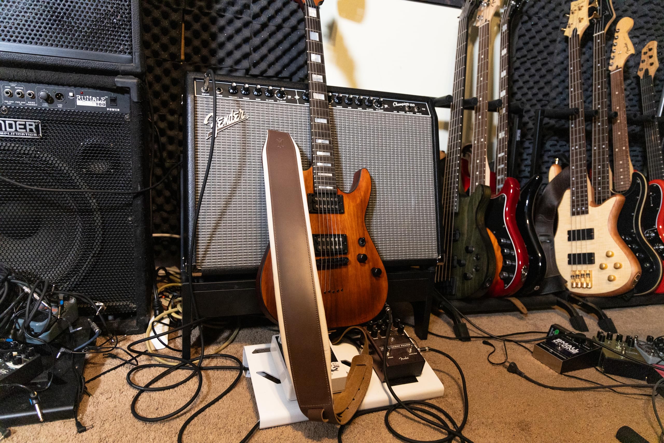 Foto 4 | Correa Para Guitarra Levy's Leathers Amped Leather Series, Color Marrón Y Crema - Venta Internacional.