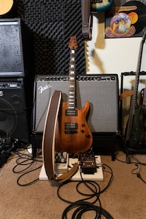 Foto 5 | Correa Para Guitarra Levy's Leathers Amped Leather Series, Color Marrón Y Crema - Venta Internacional.