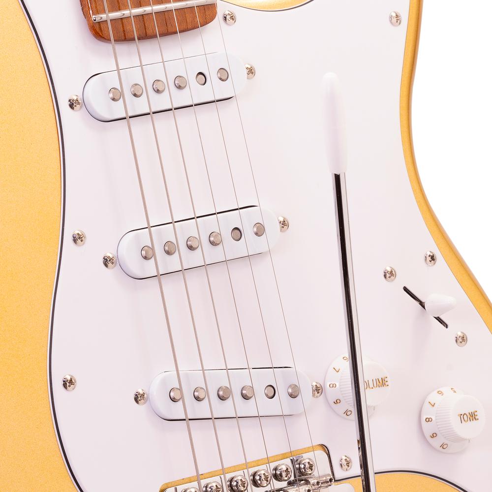 Foto 6 pulgar | Guitarra Eléctrica B-series Babilon Epic Ii-gd Color Dorado 22 Trastes