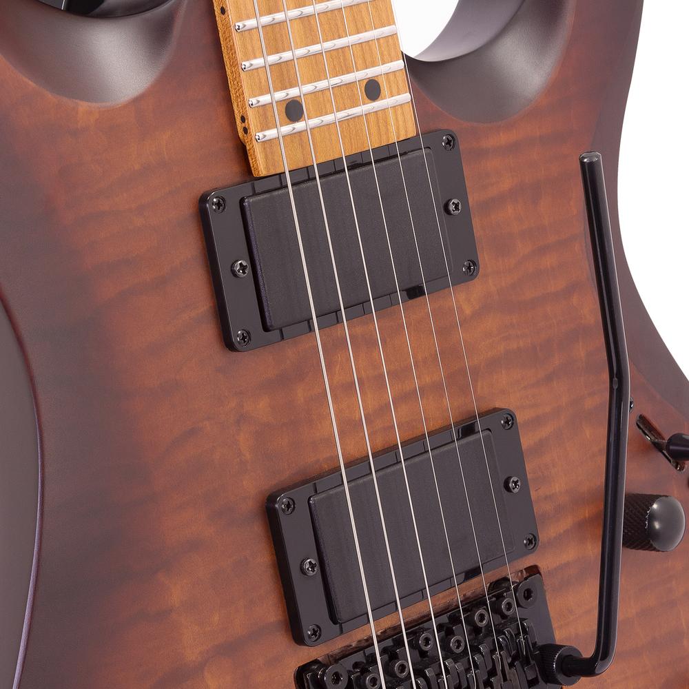 Foto 6 | Guitarra Eléctrica Serie Unique Babilon Phantom – Tw Color Café Con Case