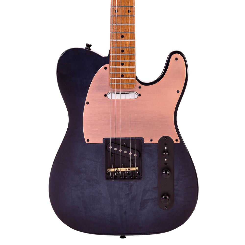 Foto 6 pulgar | Guitarra Eléctrica Serie Unique Babilon Sky - Bk Color Blue Knight Con Case