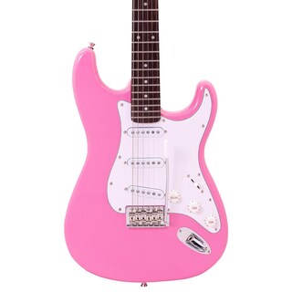 Foto 5 | Guitarra Eléctrica B-series Babilon Epic Ii-pk Color Rosa 22 Trastes