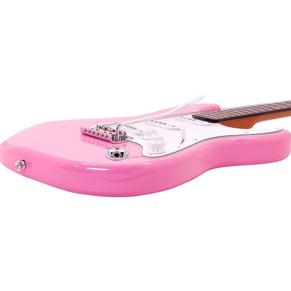 Foto 9 pulgar | Guitarra Eléctrica B-series Babilon Epic Ii-pk Color Rosa 22 Trastes