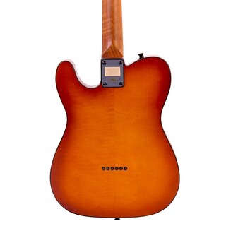 Foto 7 | Guitarra Eléctrica Serie Unique Color Amarillo Atigrado Con Case Sky - Ty Babilon