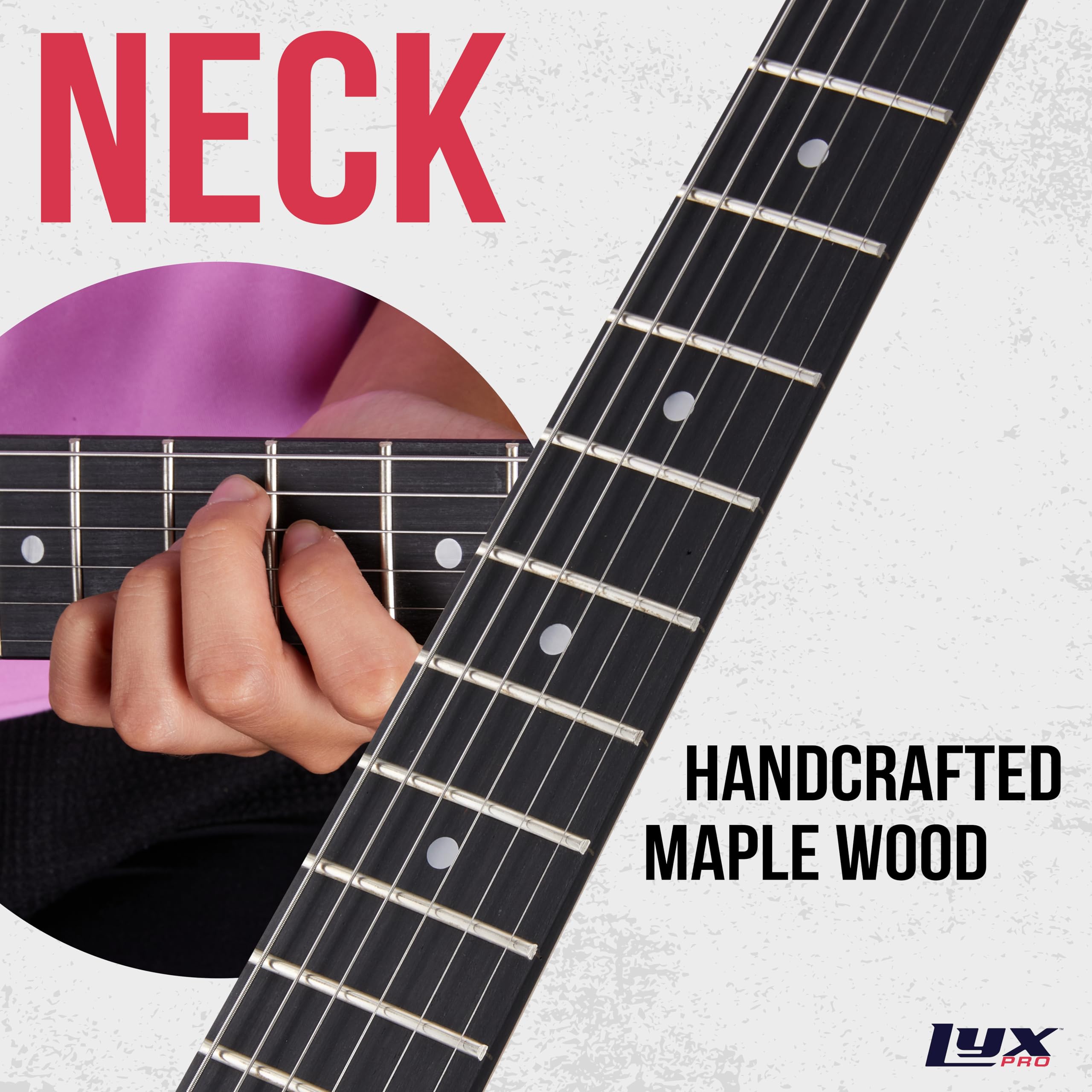 Foto 7 pulgar | Guitarra Eléctrica Lyxpro Cs 30» Para Principiantes Con Accesorios - Venta Internacional.
