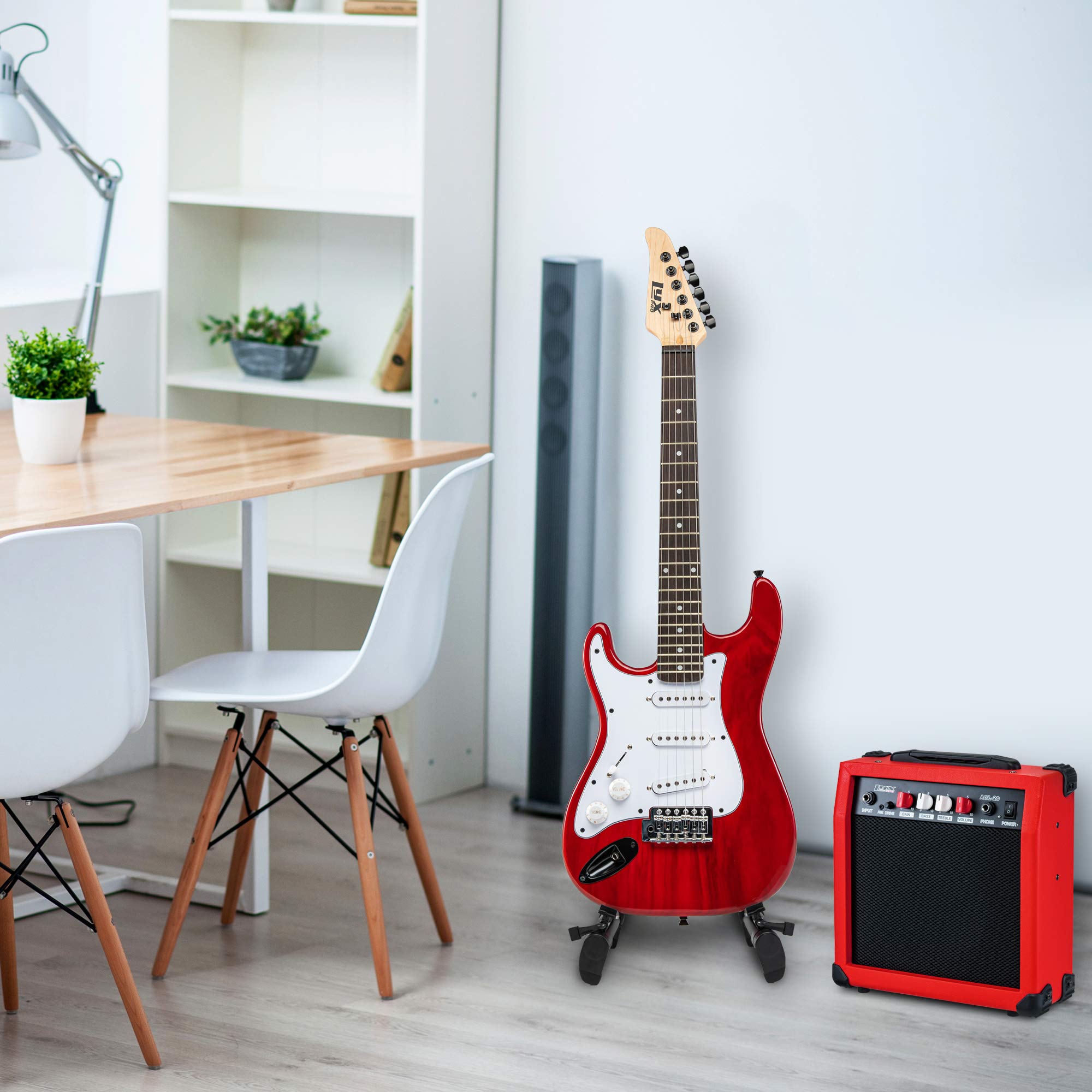 Foto 7 | Guitarra Eléctrica Lyxpro Left Hand 36 Pulgadas Con Kit Para Niños Zurdos - Venta Internacional.