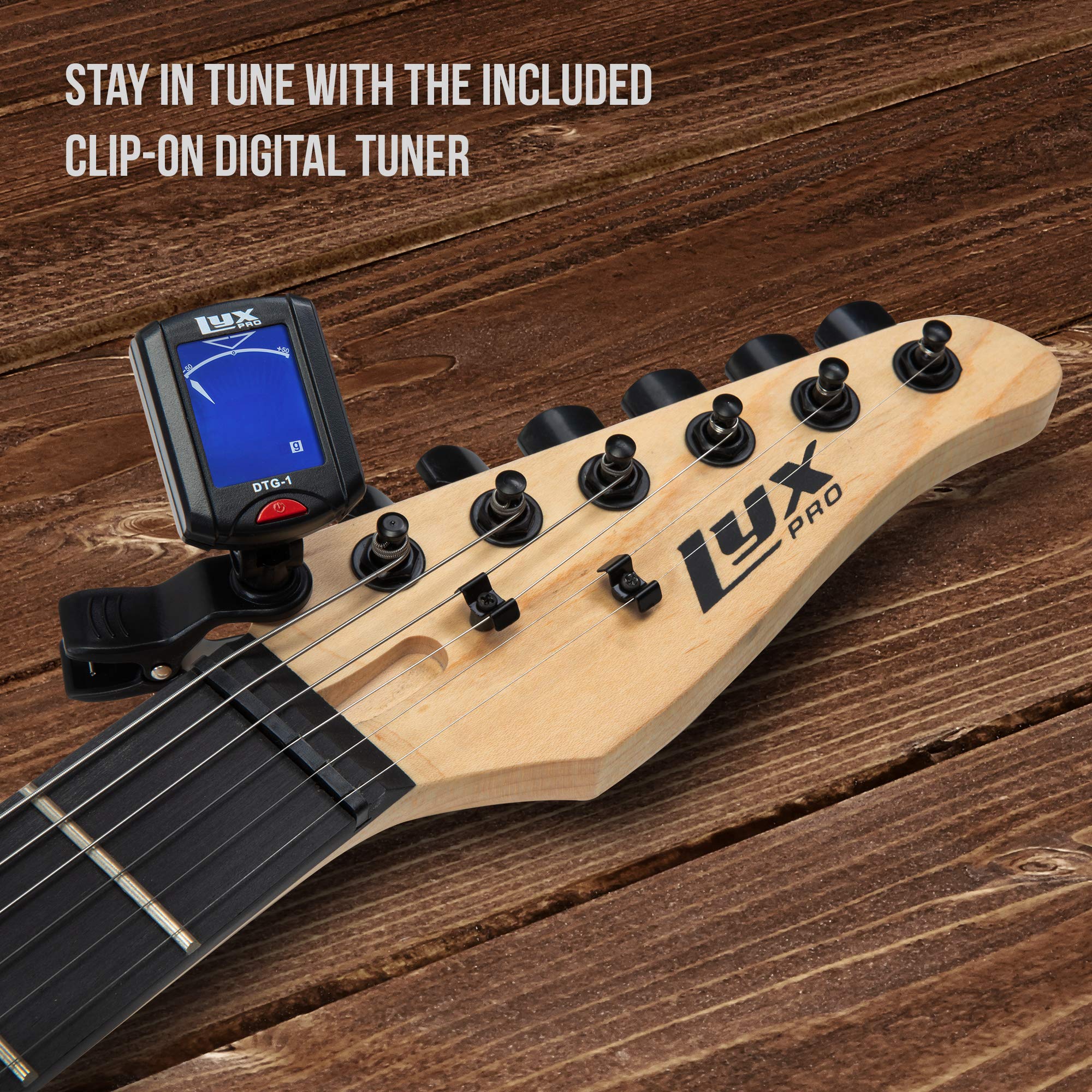 Foto 4 pulgar | Guitarra Eléctrica Lyxpro De Tamaño Completo De 39 Pulgadas Con Amplificador De 20 W, Color Rojo - Venta Internacional.