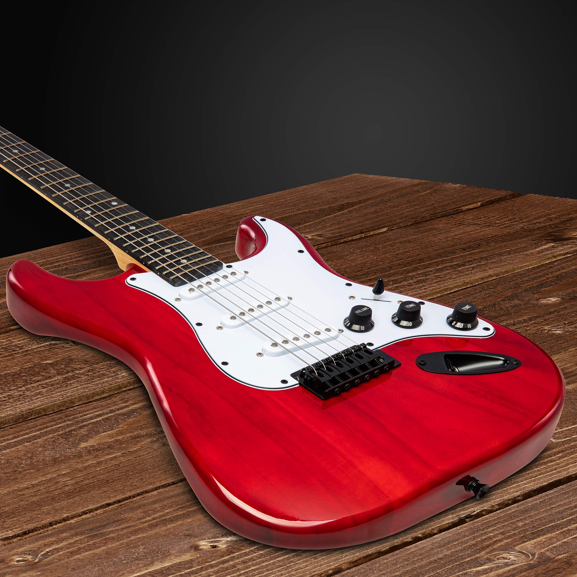 Foto 6 pulgar | Guitarra Eléctrica Lyxpro De Tamaño Completo De 39 Pulgadas Con Amplificador De 20 W, Color Rojo - Venta Internacional.