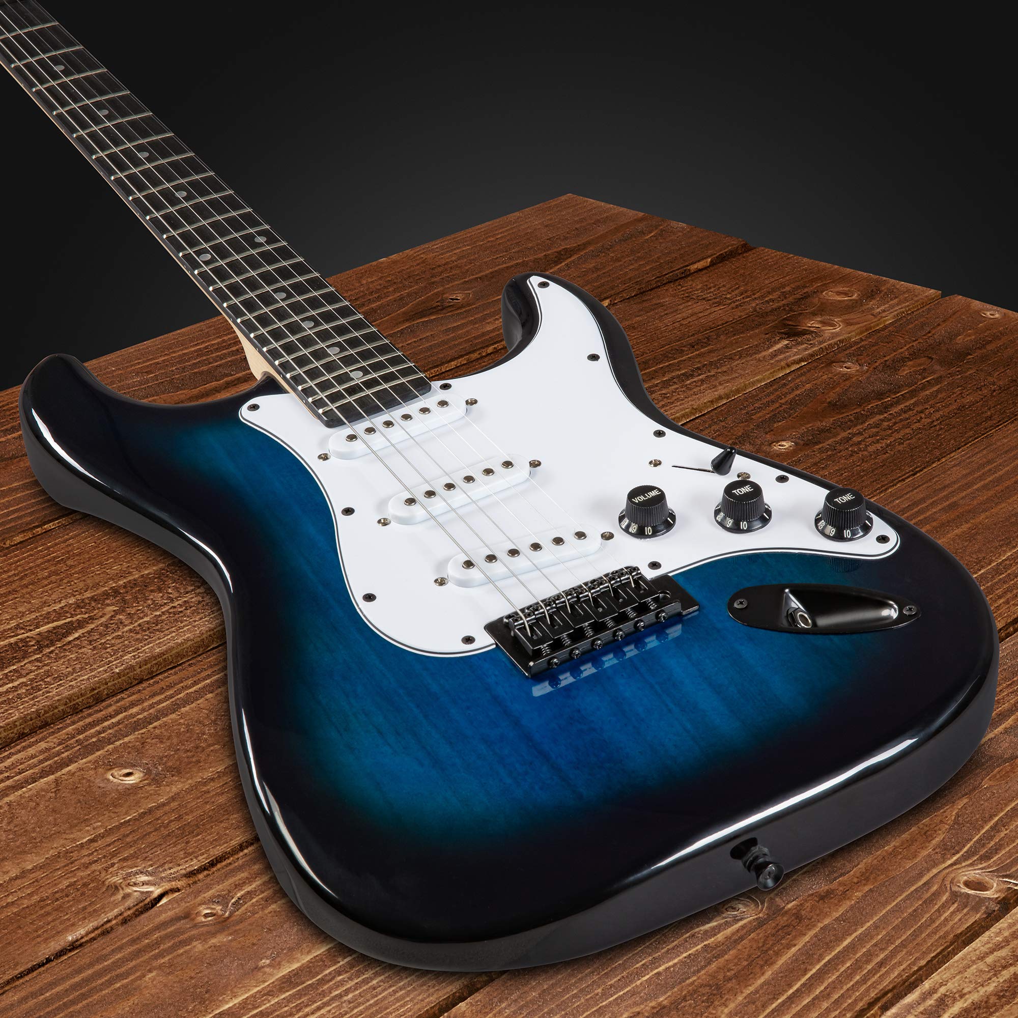 Foto 5 pulgar | Guitarra Eléctrica Lyxpro De Tamaño Completo De 39 Pulgadas Con Amplificador De 20 W Azul - Venta Internacional.