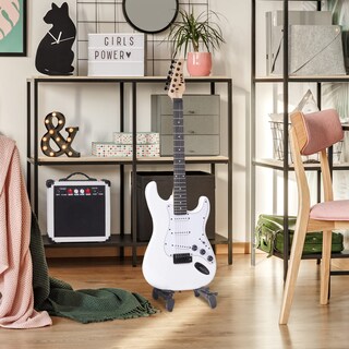 Foto 7 | Kit De Guitarra Eléctrica Lyxpro De Tamaño Completo De 39 Pulgadas Con Amplificador De 20 W, Color Blanco - Ve