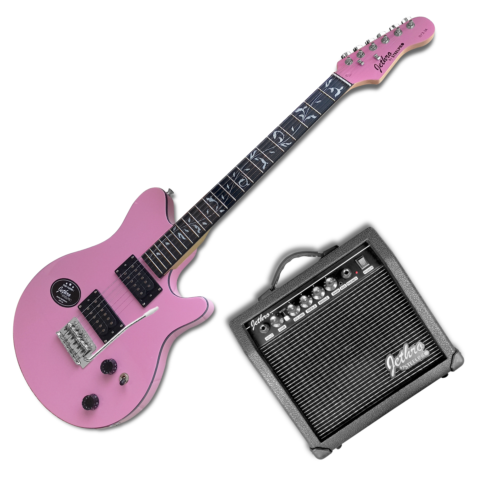 Foto 1 | Paquete Guitarra Electrica Series Jethro By Steelpro 073-sk