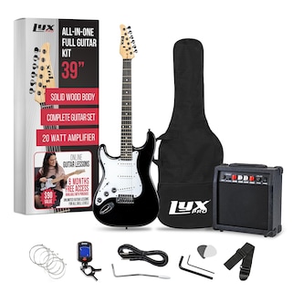 Foto 1 | Guitarra Eléctrica Lyxpro Left Hand De 39 Pulgadas Con Kit De Inicio Y Amplificador - Venta Internacional.