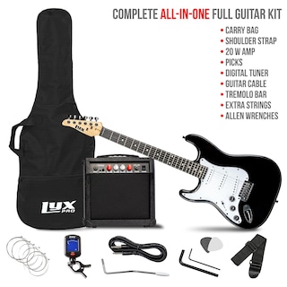 Foto 2 | Guitarra Eléctrica Lyxpro Left Hand De 39 Pulgadas Con Kit De Inicio Y Amplificador - Venta Internacional.