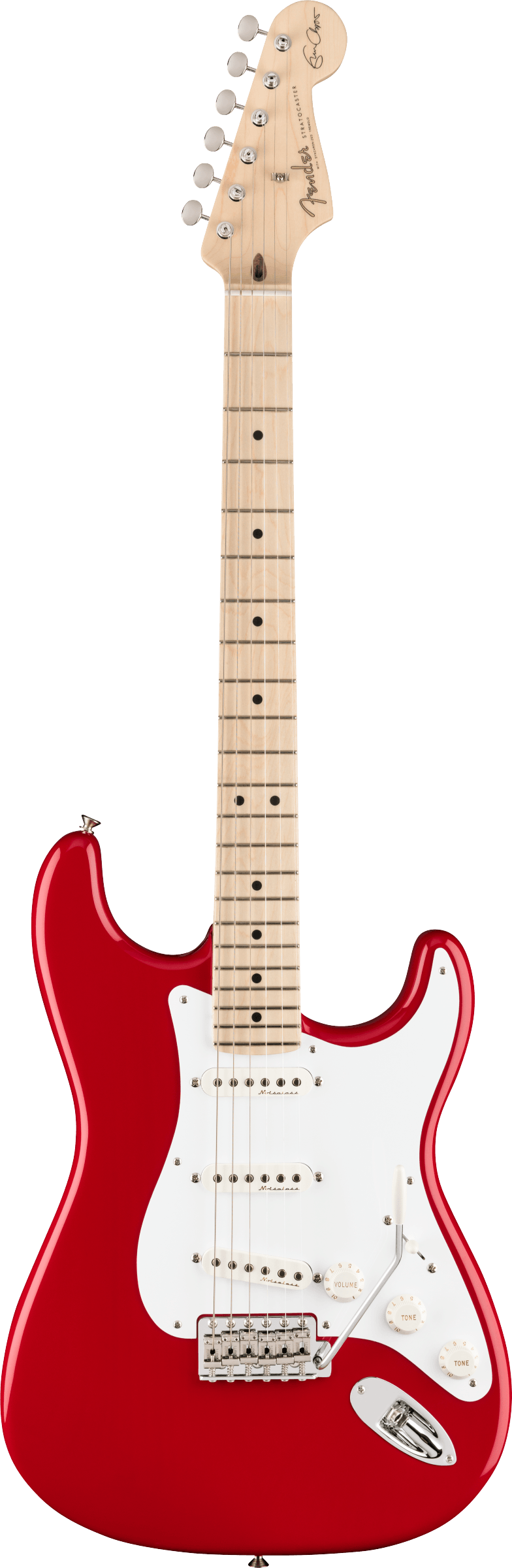 Foto 2 pulgar | Guitara Eléctrica Fender Eric Clapton Stratocaster , Maple Fingerboard, Torino Red
