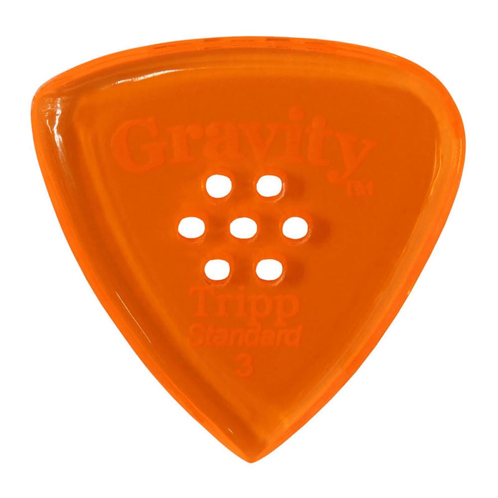 Foto 2 pulgar | Púa De Guitarra Gravity Tripp Standard De 3.0 Mm Con Múltiples Orificios, Naranja - Venta Internacional.